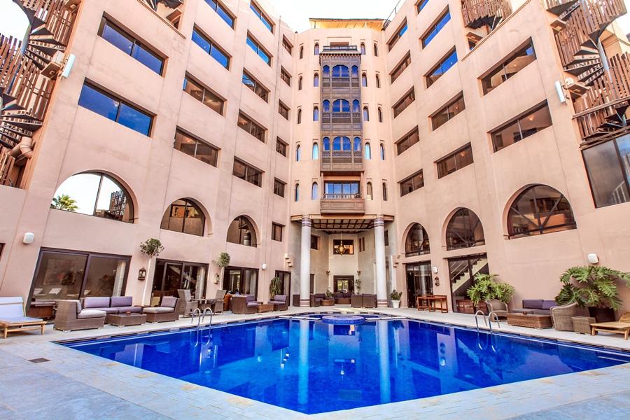 Hivernage Hotel & Spa Marakeş Dış mekan fotoğraf The hotel's pool
