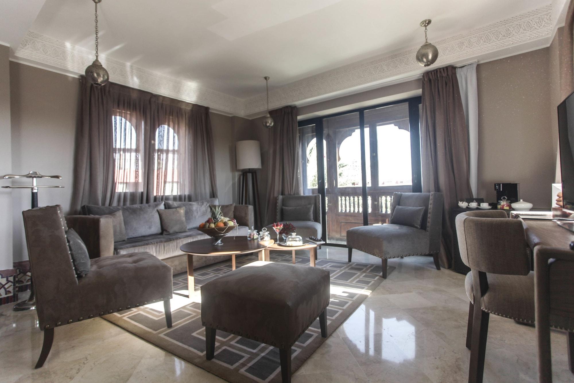 Hivernage Hotel & Spa Marakeş Dış mekan fotoğraf A living room