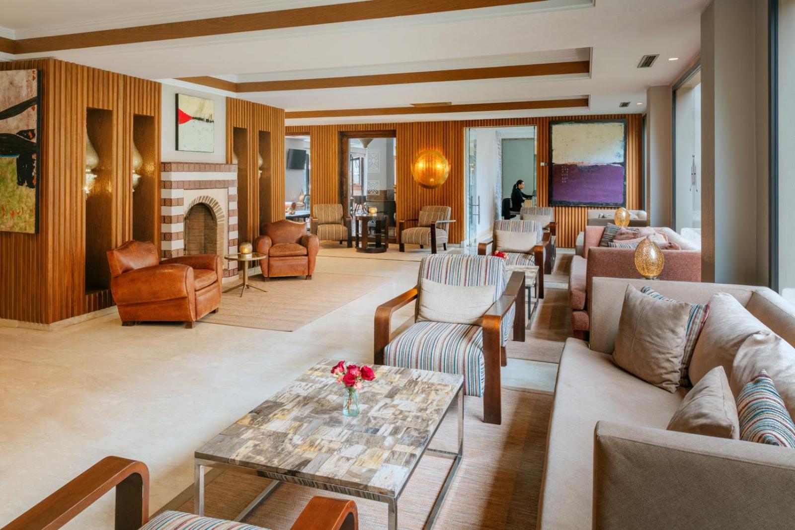 Hivernage Hotel & Spa Marakeş Dış mekan fotoğraf The lounge at the airport