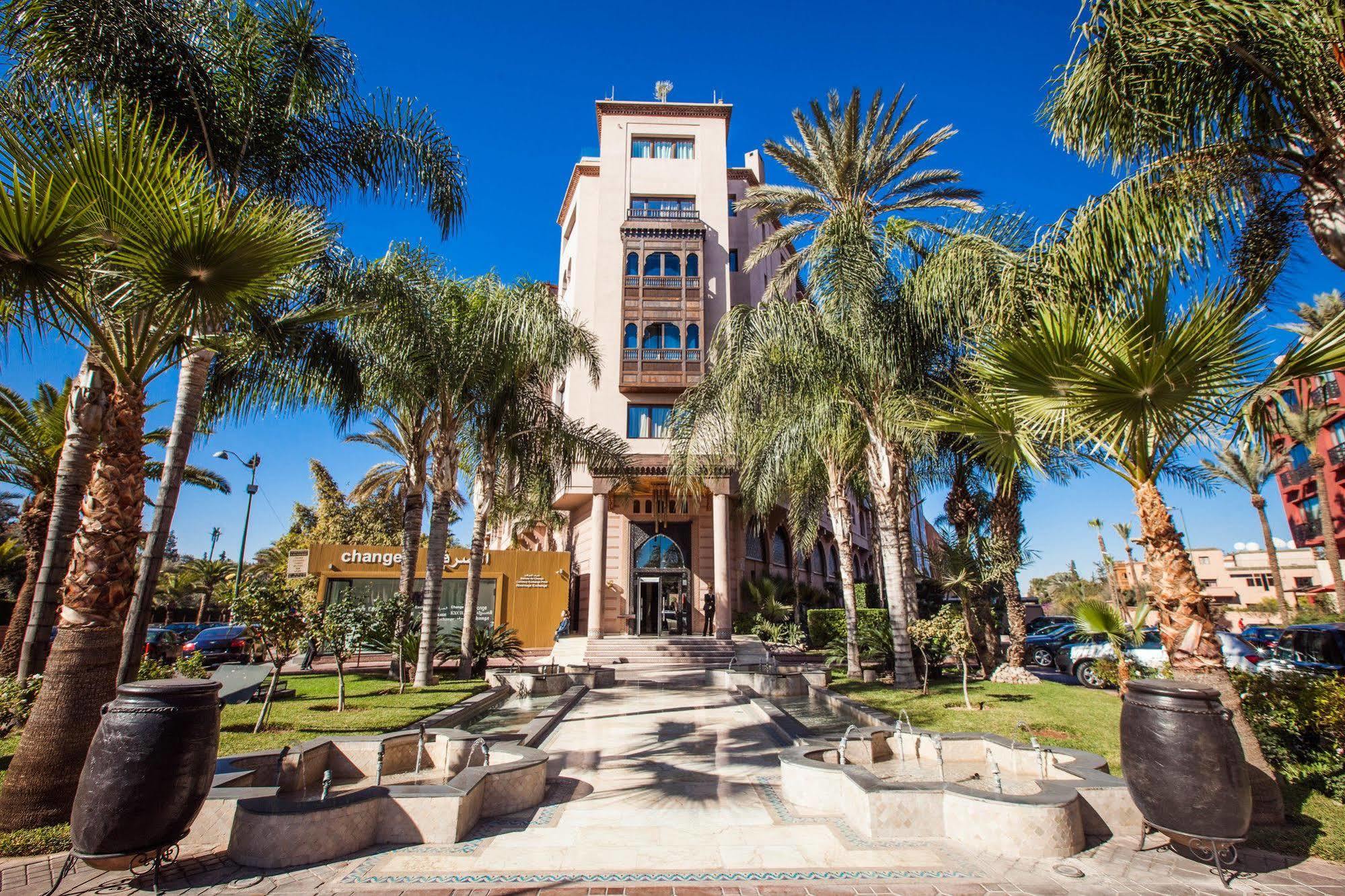Hivernage Hotel & Spa Marakeş Dış mekan fotoğraf The main entrance of the hotel