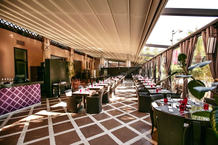 Hivernage Hotel & Spa Marakeş Dış mekan fotoğraf Restaurant